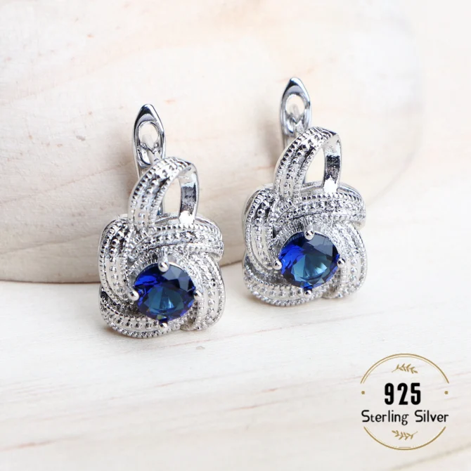 Zirconia Women Jewelry Sets 925 Sterling Silver Wedding Bridal Costume Jewellery Earrings Rings Bracelets Pendant Necklace - Image 5