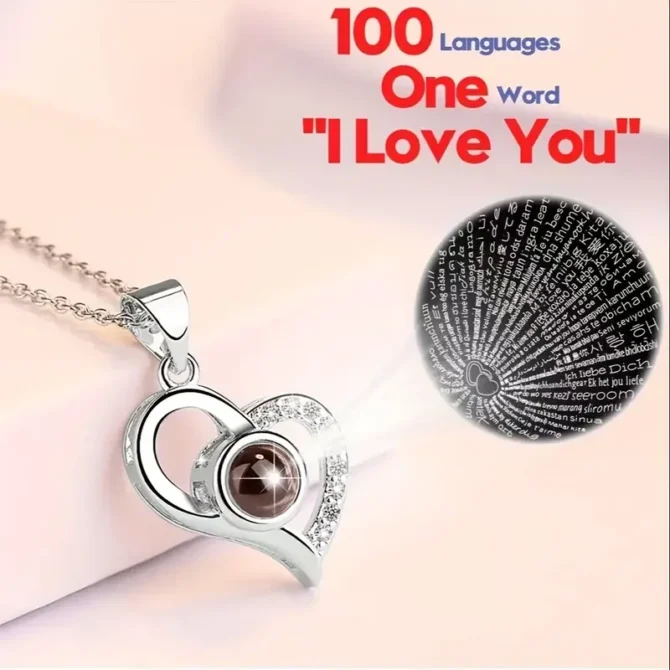 Heart-Shaped Red Rose Necklace with Gift Box - Valentine's Day, Anniversary, Birthday, Mother's Day Gift for Women, Mom, Wife - Image 5