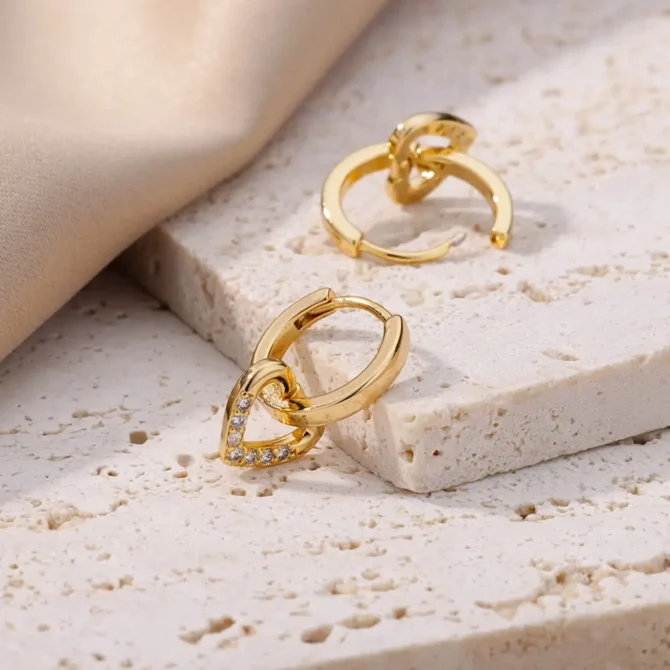 Zircon Pendientes Earring For Women Stainless Steel Gold Color Piercing Earring 2025 Trend Jewelry aretes Accesorios mujer - Image 3